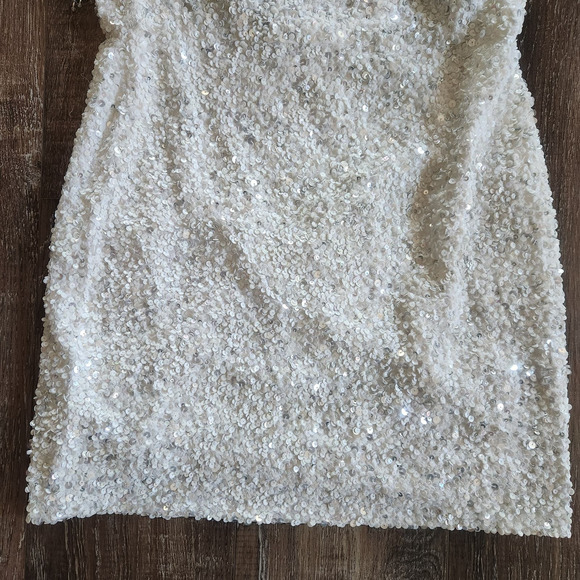 Retrofete White Strapless Mini Dress - Picture 5 of 9